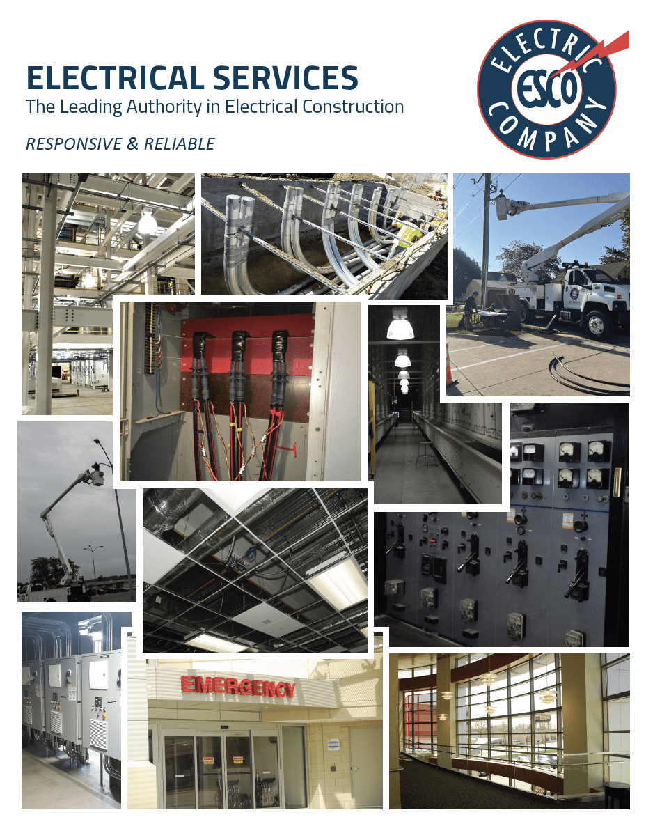 ESCO Electric Promotional Brochure Cover